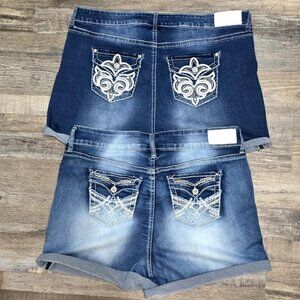 CLOSET SALE ~ ONLY $25 Lot 2 Hydraulic Distressed Shorts XL 18 Orig$100+Tax